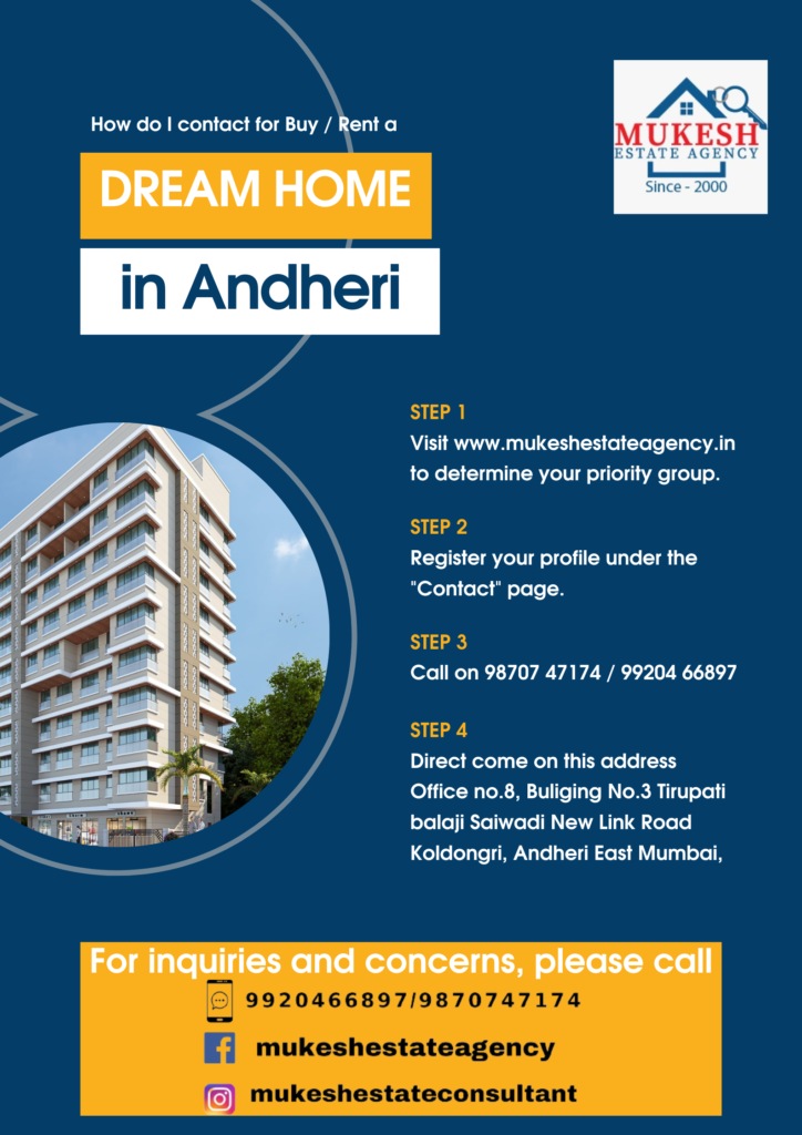 Best Real Estate Agent in Andheri East: Mukesh Estate Agency