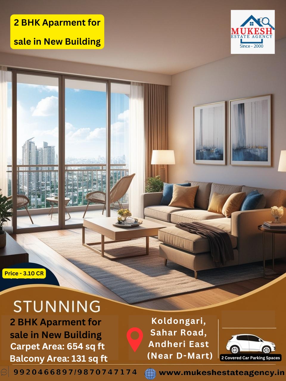 mukeshestateagency Best Real Estate Agent in Andheri East: Mukesh Estate Agency A Dream Home Awaits: 1 BHK Flat for Sale in Andheri East