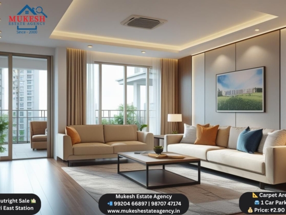 🏡 2 BHK Flat – Outright Sale 🏡 📍 Near Andheri East Station | Lower Floor ✨ Spacious & Well-Connected 📐 Carpet Area: 700 sq. ft. 🚘 1 Car Parking Included 💰 Price: ₹2.90 Cr (Negotiable) Perfect location for easy commuting and a comfortable lifestyle! 📞 For Site Visit & Details: Mukesh Estate Agency 📲 99204 66897 | 98707 47174