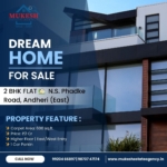 🏡 AVAILABLE FOR SALE – 2 BHK FLAT 🏡 ✨ Carpet Area: 600 sq.ft. ✨ Price: ₹2 Cr ✨ Higher Floor | East/West Entry ✨ 1 Car Parking ✨ Prime Location: N.S. Phadke Road, Andheri (East) ✨ Direct Side-by-Side Deal 📌 No Pictures / No Videos – Direct Inspection Only ⏰ Inspection with 2 Hours Prior Notice 📞 Contact: Mukesh Estate Agency📞 Contact: Mukesh Estate Agency 📲 99204 66897 | 98707 47174 🌐 www.mukeshestateagency.in