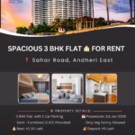 Mukesh Estate Agency Andheri East🏠 AVAILABLE FOR RENT – SPACIOUS 3 BHK FLAT 🏠 📍 Sahar Road, Andheri East ✨ Property Details: ▪️ 3 BHK Flat ▪️ East / West Entry ▪️ Un-Furnished (2 A/C Provided) ▪️ Higher Floor ▪️ Only Veg Family Allowed 💰 Rent: ₹1.10 Lakh 🔐 Security Deposit: ₹5 Lakh 🚗 Car Parking: 1 📅 Possession: 1st January 2026 🏢 Building Name: 📞 On Call 📞 Contact: Mukesh Estate Agency 📲 99204 66897 | 98707 47174 #3BHKForRent #AndheriEast #SaharRoad #MumbaiRental #VegFamilyOnly #HighFloorFlat #RentalProperty #MukeshEstateAgency #MumbaiRealEstate