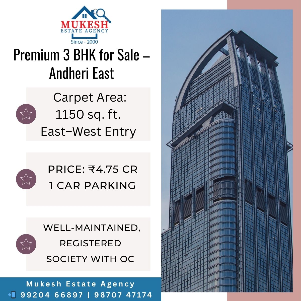 Mukesh Estate Agency, Andheri East