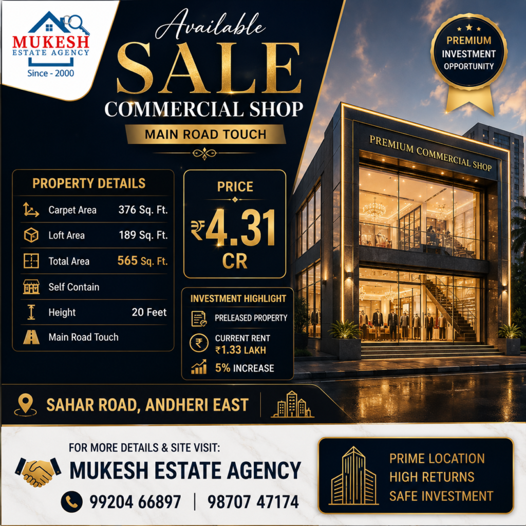 🤝 Mukesh Estate Agency 📲 99204 66897 | 98707 47174