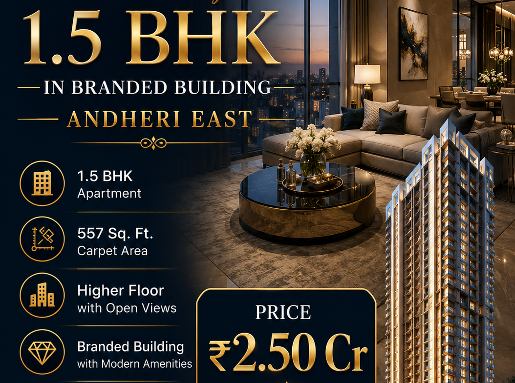 Looking for a spacious home in a prime Mumbai location? Here’s a great opportunity for you! mukesh estate agency