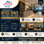 🏢 COMMERCIAL OFFICE SPACE AVAILABLE FOR LEASE 📍 Wall Street, Andheri Kurla Road, Andheri East Looking for a premium, fully furnished office in one of Andheri East's most prestigious commercial buildings? This office is ideal for corporates, startups, IT companies, consultants, and professional firms. Property Highlights: ✅ Built-up Area: 2,016 Sq. Ft. ✅ Carpet Area: 1,186 Sq. Ft. ✅ Fully Furnished Premium Office ✅ 2 Executive Cabins ✅ 1 Meeting Room ✅ 1 Conference Room ✅ 19 Workstations ✅ Spacious Reception Area ✅ Pantry ✅ 2 Washrooms ✅ 2 Reserved Car Parking Spaces 🚗🚗 📅 Possession Available: 11th September 2026 🕙 Site Visit Timings: Monday to Saturday | 10:00 AM – 6:00 PM Kindly schedule your inspection at least one day in advance. 💰 Rent: ₹250 per sq. ft. (Built-up Area) This premium office offers a prestigious business address with world-class infrastructure, making it an excellent choice for companies looking to establish or expand their presence in Andheri East. 📞 For Leasing Enquiries & Site Visits: Mukesh Estate Agency 📱 9920639914 | 9870747174 Your Trusted Commercial Real Estate Partner in Mumbai. #MukeshEstateAgency #CommercialOffice #OfficeForLease #AndheriEast #WallStreet #CommercialProperty #OfficeSpace #MumbaiCommercial #BusinessSpace #FullyFurnishedOffice #OfficeLease #CommercialRealEstate #MumbaiRealEstate