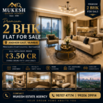 Premium 2 BHK apartment for sale in Vile Parle East by Mukesh Estate Agency 2 BHK Flat for Sale in Andheri East – 705 Sq. Ft.